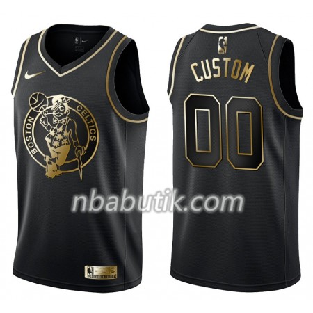 NBA Mænd Trøje Boston Celtics Custom Nike Sort Golden Edition Swingman